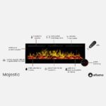 Kominek elektryczny Majestic 36 Aflamo