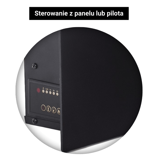 Kominek elektryczny Majestic 45 Aflamo – zdjęcie 3