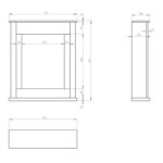 Biokominek Poker Biały Aflamo