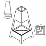 Biokominek Veer Mirror Kami