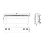 Kominek elektryczny Unique 107 Aflamo