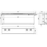 Kominek elektryczny Unique 127 Aflamo