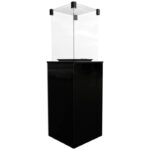 Ogrzewacz tarasowy Patio Obudowa Szklana Czarny Kratki