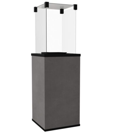 Ogrzewacz tarasowy Patio Spiek Kwarcowy Calce Antracite Kratki