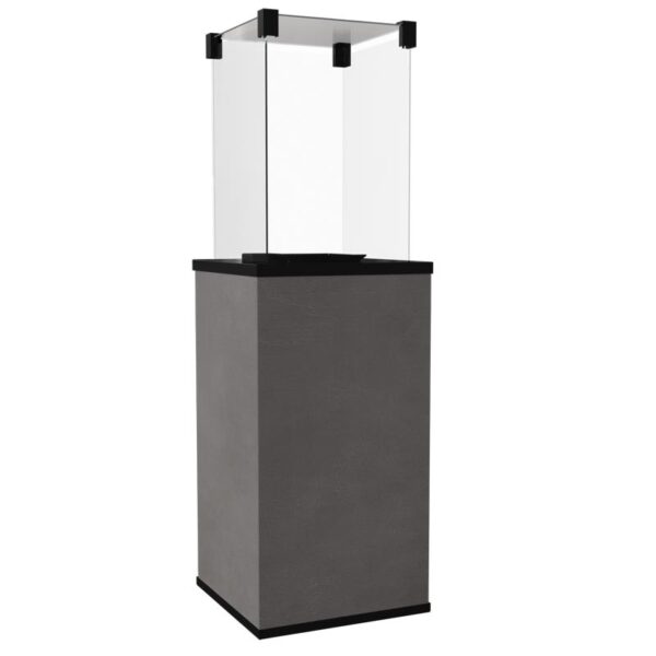 Ogrzewacz tarasowy Patio Spiek Kwarcowy Calce Antracite Kratki