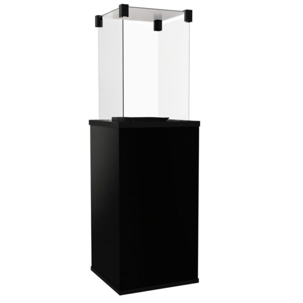 Ogrzewacz tarasowy Patio Spiek Kwarcowy Collection Nero Assoluto Kratki