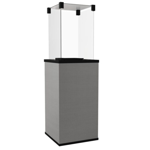 Ogrzewacz tarasowy Patio Spiek Kwarcowy Filo Argento Kratki