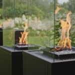 Ogrzewacz tarasowy Patio Spiek Kwarcowy Naturali Ossidiana Vena Grigia Kratki