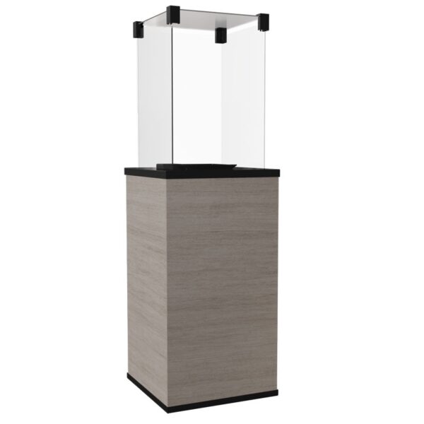 Ogrzewacz tarasowy Patio Spiek Kwarcowy Naturali Ossidiana Vena Grigia Kratki