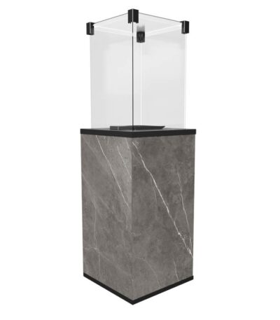 Ogrzewacz tarasowy Patio Spiek Kwarcowy Naturali Pietra Grey Kratki