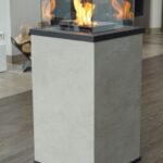 Ogrzewacz tarasowy Patio Spiek Kwarcowy Oxide Grigio Kratki