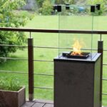 Ogrzewacz tarasowy Patio Spiek Kwarcowy Oxide Nero Kratki