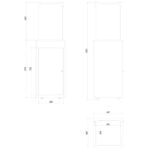 Ogrzewacz tarasowy Patio Automatyczny Stalowy Czarny Kratki