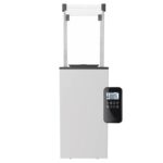 Ogrzewacz tarasowy Patio Automatyczny Obudowa Szklana Biały Kratki