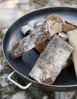 Zestaw palenisko Bali 60 cm + trójnóg 180 cm + ruszt stal czarna 50 cm CookKing