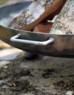 Zestaw palenisko Bali 60 cm + trójnóg 180 cm + ruszt stal czarna 50 cm CookKing