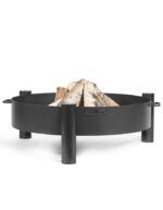 Zestaw palenisko Haiti 60 cm + trójnóg 180 cm + ruszt stal czarna 50 cm CookKing