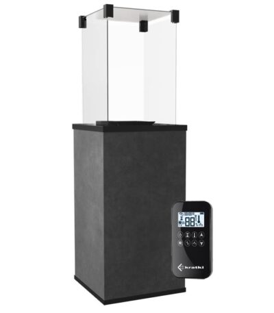 Ogrzewacz tarasowy Patio Automatyczny Spiek Kwarcowy Blend Nero Kratki