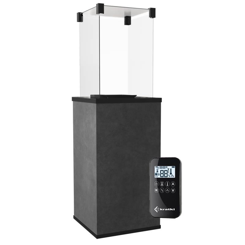 Ogrzewacz tarasowy Patio Automatyczny Spiek Kwarcowy Blend Nero Kratki Ogrzewacz tarasowy Patio Automatyczny Spiek Kwarcowy Blend Nero Kratki