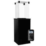 Ogrzewacz tarasowy Patio Automatyczny Spiek Kwarcowy Collection Nero Assoluto Kratki