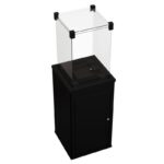 Ogrzewacz tarasowy Patio Automatyczny Spiek Kwarcowy Collection Nero Assoluto Kratki