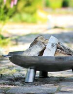 Zestaw palenisko Bali 70 cm + trójnóg 180 cm + ruszt stal czarna 60 cm CookKing