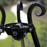 Zestaw palenisko Palma 70 cm + trójnóg 180 cm + ruszt stal czarna 60 cm CookKing