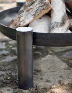 Zestaw palenisko Palma 70 cm + trójnóg 180 cm + ruszt stal czarna 60 cm CookKing