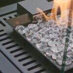 Ogrzewacz tarasowy Patio Automatyczny Spiek Kwarcowy Filo Argento Kratki