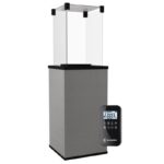 Ogrzewacz tarasowy Patio Automatyczny Spiek Kwarcowy Filo Argento Kratki