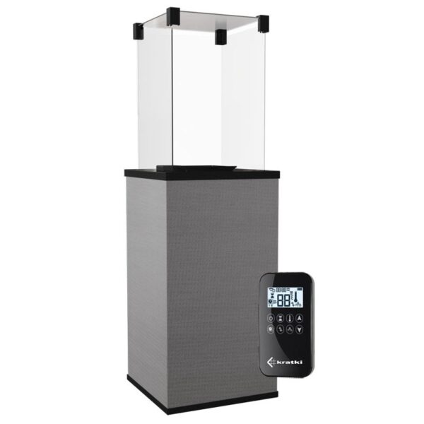 Ogrzewacz tarasowy Patio Automatyczny Spiek Kwarcowy Filo Ghisa Kratki