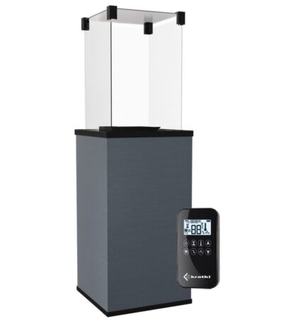 Ogrzewacz tarasowy Patio Automatyczny Spiek Kwarcowy Filo Mercurio Kratki