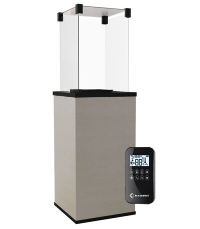 Ogrzewacz tarasowy Patio Automatyczny Spiek Kwarcowy Filo Oro Kratki