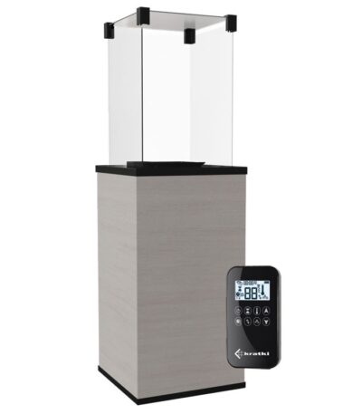 Ogrzewacz tarasowy Patio Automatyczny Spiek Kwarcowy Naturali Ossidiana Vena Chiara Kratki