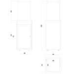 Ogrzewacz tarasowy Patio Automatyczny Spiek Kwarcowy Naturali Pietra Di Savoia Grigia Kratki