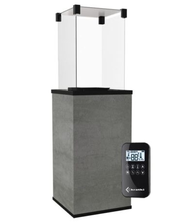 Ogrzewacz tarasowy Patio Automatyczny Spiek Kwarcowy Naturali Pietra Di Savoia Grigia Kratki