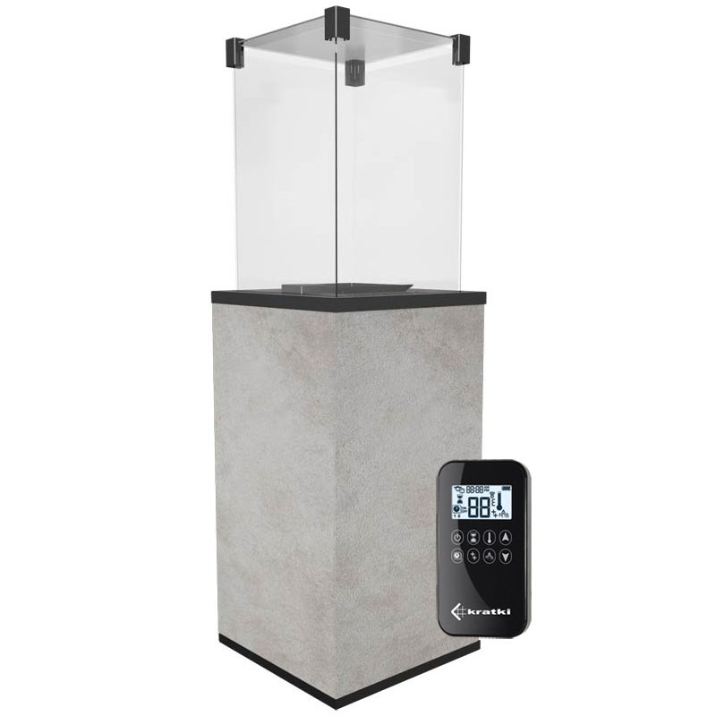 Ogrzewacz tarasowy Patio Automatyczny Spiek Kwarcowy Oxide Grigio Kratki Ogrzewacz tarasowy Patio Automatyczny Spiek Kwarcowy Oxide Grigio Kratki