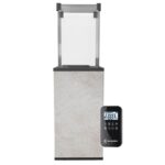 Ogrzewacz tarasowy Patio Automatyczny Spiek Kwarcowy Oxide Grigio Kratki