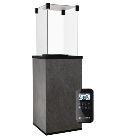 Ogrzewacz tarasowy Patio Automatyczny Spiek Kwarcowy Seta Liquorice Kratki