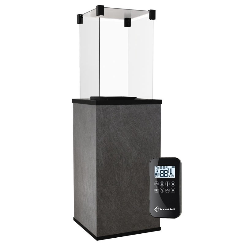 Ogrzewacz tarasowy Patio Automatyczny Spiek Kwarcowy Seta Liquorice Kratki Ogrzewacz tarasowy Patio Automatyczny Spiek Kwarcowy Seta Liquorice Kratki