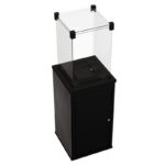 Ogrzewacz tarasowy Patio Automatyczny Spiek Kwarcowy Seta Liquorice Kratki