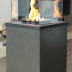 Ogrzewacz tarasowy Patio Automatyczny Spiek Kwarcowy Seta Liquorice Kratki