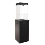 Ogrzewacz tarasowy Patio Light Stalowy Czarny Kratki