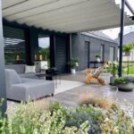 Ogrzewacz tarasowy Patio Slim Stalowy Biały Kratki