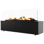 Ogrzewacz tarasowy Patio Horizontal Stalowy Czarny Kratki