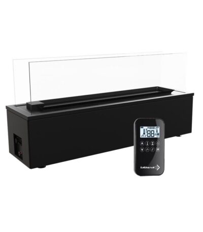 Ogrzewacz tarasowy Patio Horizontal Automatyczny Stalowy Czarny Kratki