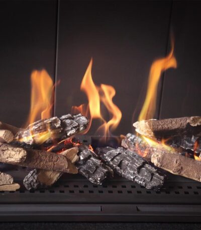 Drewienka dekoracyjne do kominków gazowych buk Kratki