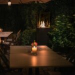 Ogrzewacz tarasowy Patio Mini Stalowy Czarny Kratki