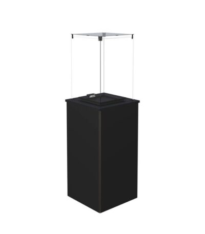 Ogrzewacz tarasowy Patio Mini Stalowy Czarny Kratki