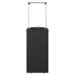 Ogrzewacz tarasowy Patio Mini Stalowy Czarny Kratki